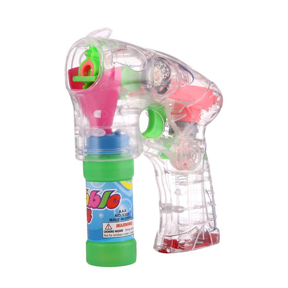 Electric Transparent Toy Bubble Gun, Bubble Liquid Not Included