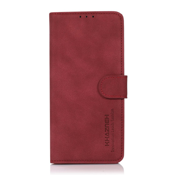 Nokia G21 / G11 KHAZNEH Matte Texture Leather Phone Case(Red)