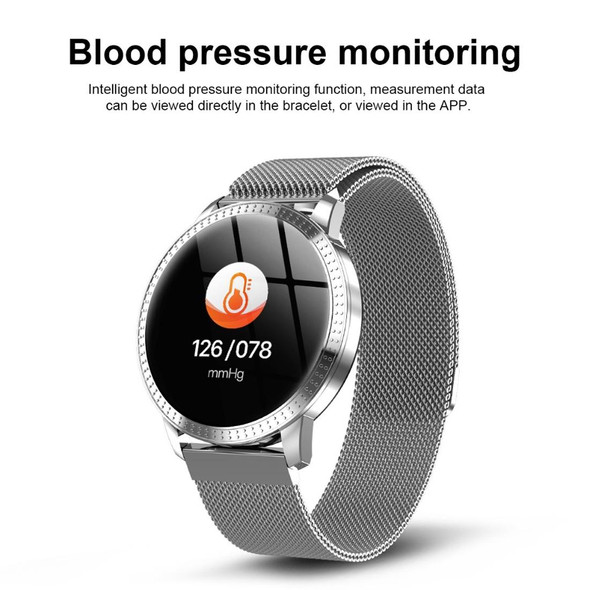 CF18 1.22 inch Color Screen IPX67 Waterproof Bluetooth Smartwatch, Support Call Reminder/ Heart Rate Monitoring /Blood Pressure Monitoring/ Sleep Monitoring (Black)