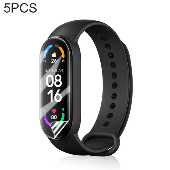 5 PCS - Xiaomi Mi Band 7 / 7 NFC HD Scratch-proof Full Screen TPU Soft Film