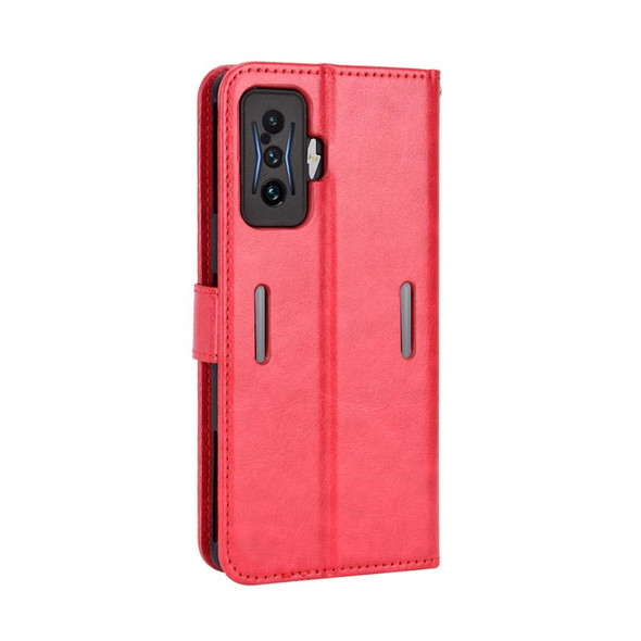 Xiaomi Poco F4 GT / Redmi K50 Gaming Retro Crazy Horse Texture Leather Phone Case(Red)