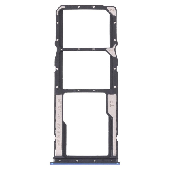 SIM Card Tray + SIM Card Tray + Micro SD card tray for Xiaomi Redmi Note 11 / Redmi Note 11S(Dark Blue)