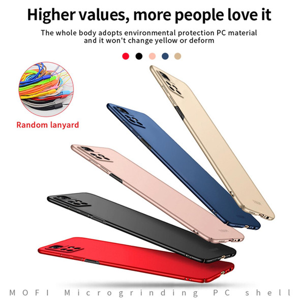 Redmi Note 11 5G / Note11S 5G / Poco M4 Pro 5G MOFI Frosted PC Ultra-thin Hard Phone Case(Red)