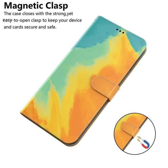 Tecno Spark Go 2022 / Spark 8C Watercolor Pattern Horizontal Flip Leather Phone Case(Autumn Leaf Color)