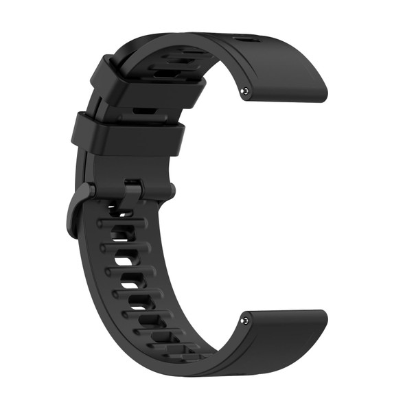 Xiaomi Watch S1 Active / Watch Color 2 Solid Color Silicone Watch Band(Black)