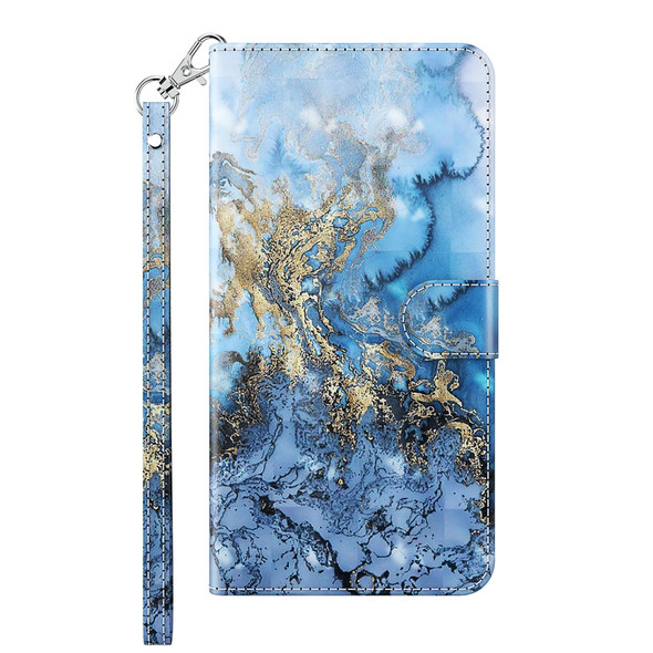 Xiaomi Redmi Note 11 4G International 3D Painting Pattern TPU + PU Leather Phone Case(Milky Way)