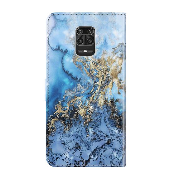 Xiaomi Redmi Note 10 Lite 3D Painting Pattern TPU + PU Leather Phone Case(Milky Way)