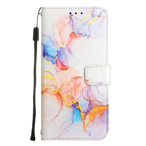 Xiaomi 12 PT003 Marble Pattern Flip Leather Phone Case(Galaxy Marble White LS004)