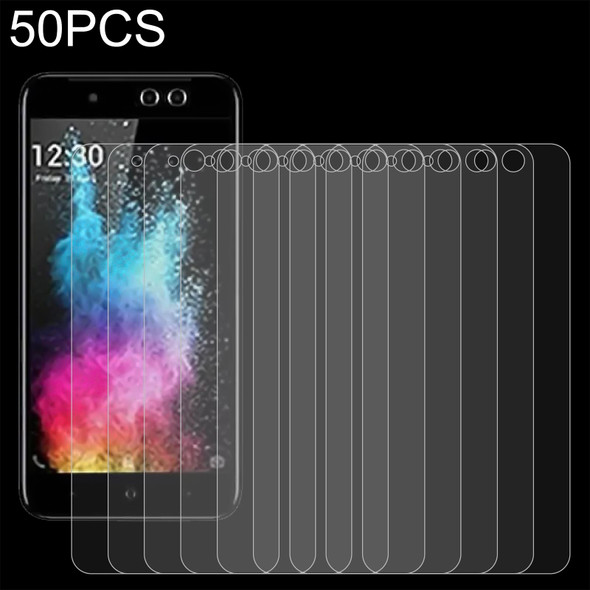 50 PCS 0.26mm 9H 2.5D Tempered Glass Film - Tecno S32
