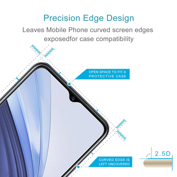 10 PCS 0.26mm 9H 2.5D Tempered Glass Film - vivo iQOO U3x