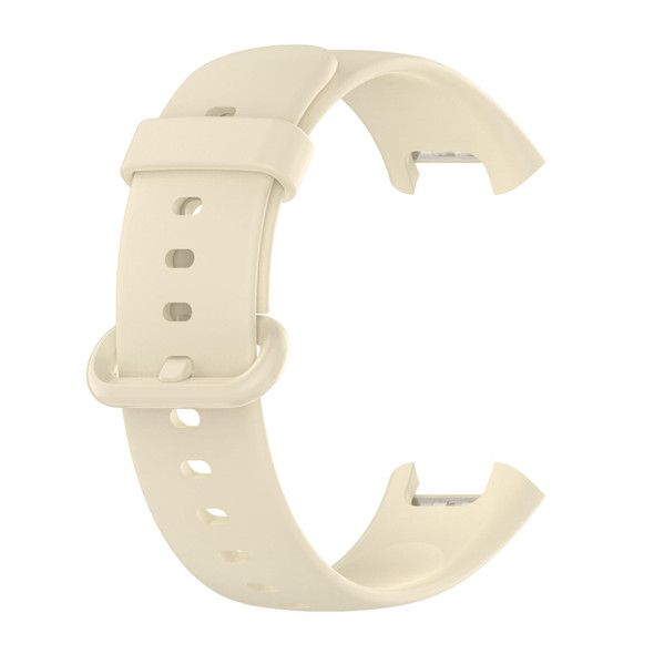 Xiaomi Redmi Watch 2 Solid Color Silicone Strap Watch Band(Ivory White)