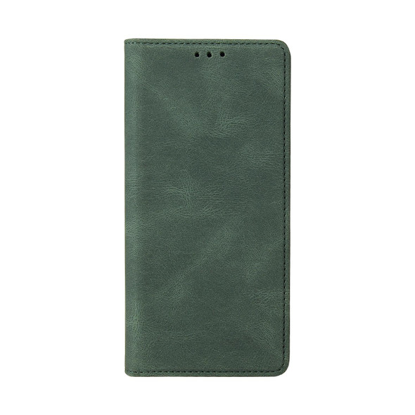 Xiaomi Redmi Note 8 Simple Suction Closure Horizontal Flip Leather Case with Holder & Card Slot & Wallet(Green)