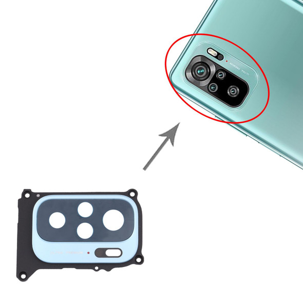 Camera Lens Cover for Xiaomi Redmi Note 10 / Redmi Note 10S M2101K7BG M2101K7BI M2101K7BNY M2101K7AI M2101K7AG(Green)
