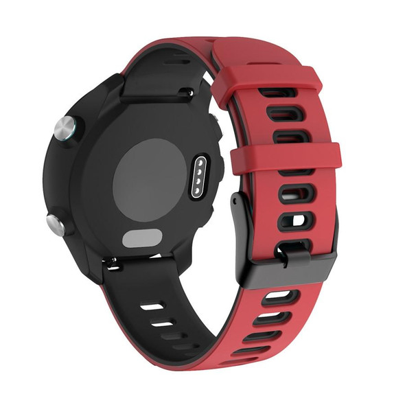 22mm - Xiaomi Haylou RT RS3 LS04 / LS05S Universal Two-color Silicone Watch Band(Red Black)