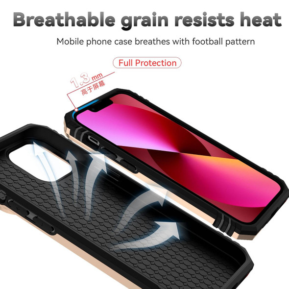 Sliding Camshield Holder Phone Case - iPhone 14 Pro Max(Gold)