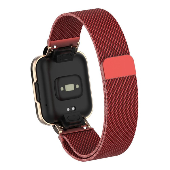 Xiaomi Redmi Watch 2 Milanese Magnetic Metal Watchband(Red)