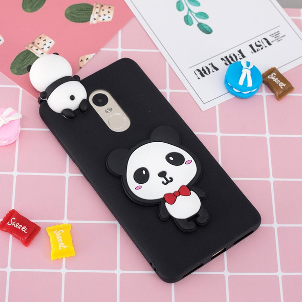 Xiaomi Redmi Note 4 & 4X 3D Cartoon Pattern Shockproof TPU Protective Case(Red Bow Panda)