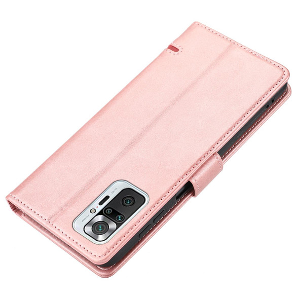 Xiaomi Redmi Note 10 Pro 4G / 10 Pro Max Classic Wallet Flip Leather Phone Case(Pink)