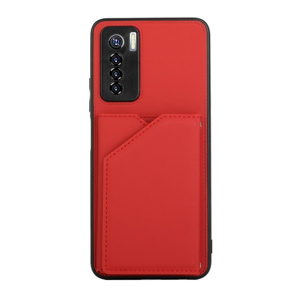 Tecno Camon 17 Pro Skin Feel PU + TPU + PC Phone Case(Red)