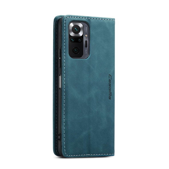 Xiaomi Redmi Note 10 Pro 4G / Note 10 Pro Max CaseMe 013 Multifunctional Horizontal Flip Leather Case with Holder & Card Slot & Wallet(Blue)