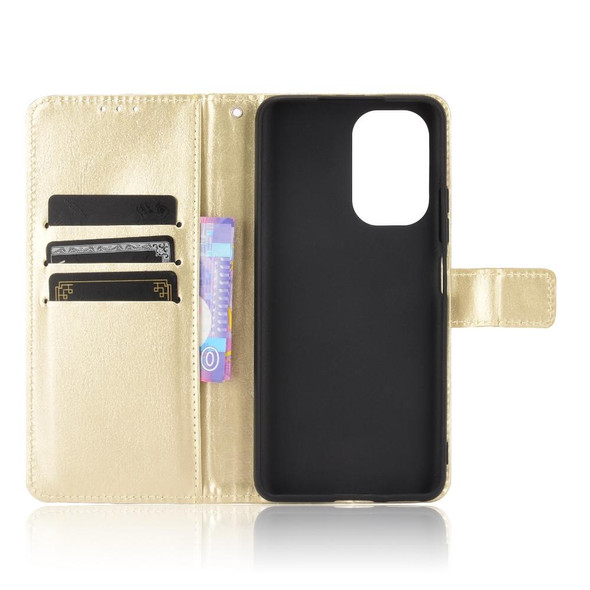 Xiaomi Mi 11i / Poco F3 / Redmi K40 / K40 Pro Retro Crazy Horse Texture Horizontal Flip Leather Case with Holder & Card Slots & Photo Frame(Gold)