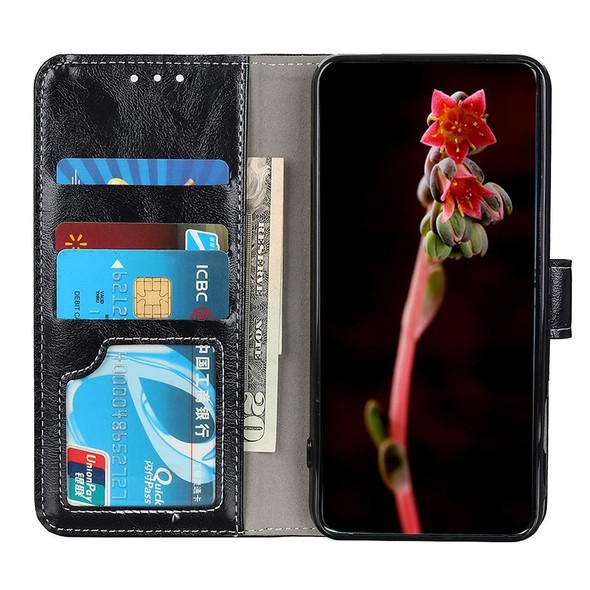 Xiaomi Mi 11 Lite 5G / 4G Retro Crazy Horse Texture Horizontal Flip Leather Case with Holder & Card Slots & Photo Frame & Wallet(Black)