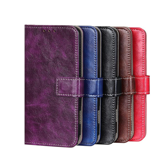 Xiaomi Mi 11 Ultra Retro Crazy Horse Texture Horizontal Flip Leather Case with Holder & Card Slots & Photo Frame & Wallet(Purple)