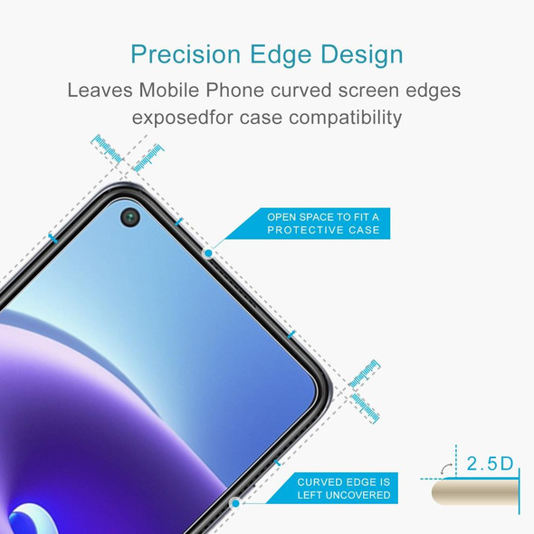 Xiaomi Redmi Note 9T 50 PCS 0.26mm 9H 2.5D Tempered Glass Film