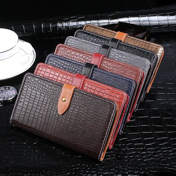 Xiaomi Poco F3 / Redmi K40 idewei Crocodile Texture Horizontal Flip Leather Case with Holder & Card Slots & Wallet(Black)