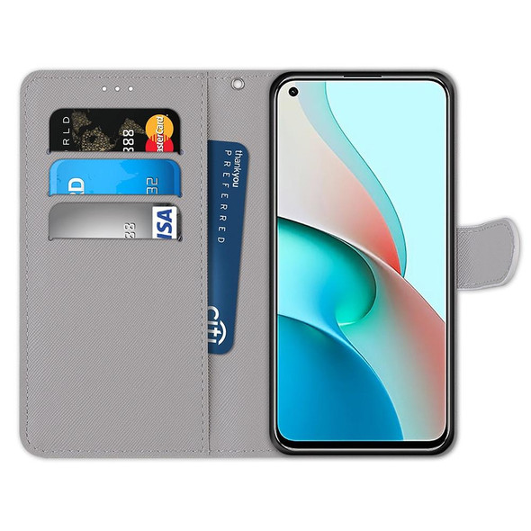 Xiaomi Redmi Note 9T / Note 9 5G Coloured Drawing Cross Texture Horizontal Flip PU Leather Case with Holder & Card Slots & Wallet & Lanyard(Tiger Drinking Water)