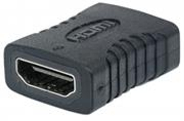 Manhattan HDMI Coupler - HDMI A female to A female, straight connection , Retail Box, Limited Lifetime Warranty