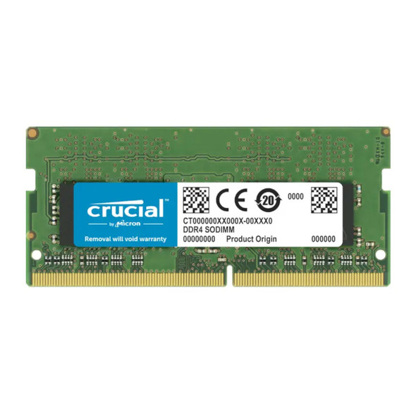 Crucial 32GB 3200MHz DDR4 Dual Rank SODIMM Notebook Memory