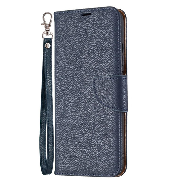 Xiaomi Poco M3 Pro / Redmi Note 10 5G Litchi Texture Pure Color Horizontal Flip Leather Case with Holder & Card Slots & Wallet & Lanyard(Dark Blue)