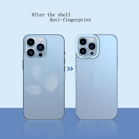 Electroplating TPU Phone Case - iPhone 13 Pro Max(Black)
