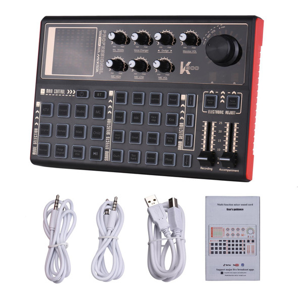 SK300 Bluetooth Sound Card Live Broadcast External Sound Card K Song Accompaniment Sound Card