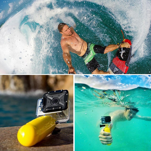 PULUZ Floating Handle Bobber Hand Grip with Strap for GoPro HERO10 Black / HERO9 Black / HERO8 Black / HERO7 /6 /5 /5 Session /4 Session /4 /3+ /3 /2 /1, Insta360 ONE R, DJI Osmo Action and Other Act