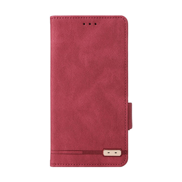 ZTE Biade A31 Magnetic Clasp Flip Leather Phone Case(Red)