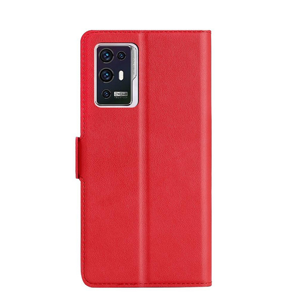 ZTE Axon 30 Pro Ultra-thin Voltage Side Buckle Leather Phone Case(Red)