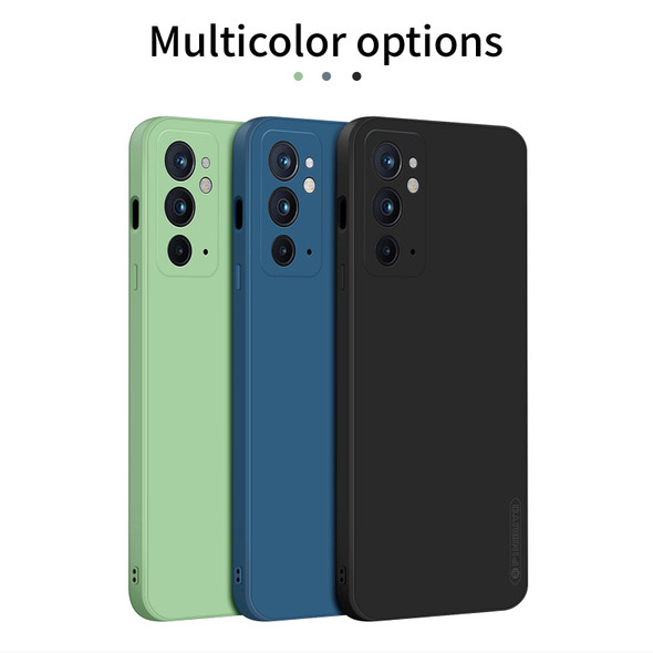 OnePlus 9RT 5G PINWUYO Liquid Silicone TPU Phone Case(Green)