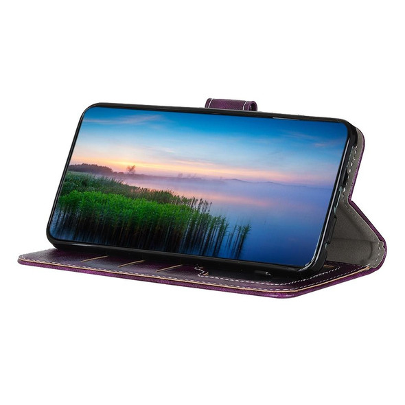 ZTE Blade A7s 2020 Retro Crazy Horse Texture Horizontal Flip Leather Case with Holder & Card Slots & Photo Frame & Wallet(Purple)
