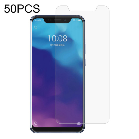 50 PCS 0.26mm 9H 2.5D Tempered Glass Film - ZTE Axon 9 Pro