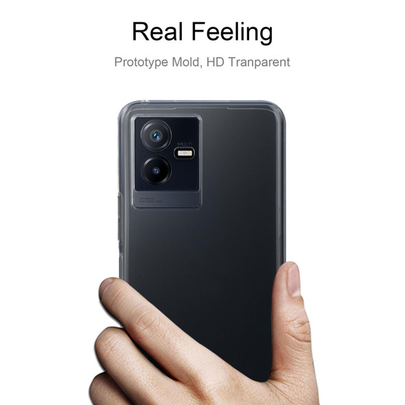 vivo T2x 0.75mm Ultra-thin Transparent TPU Phone Case
