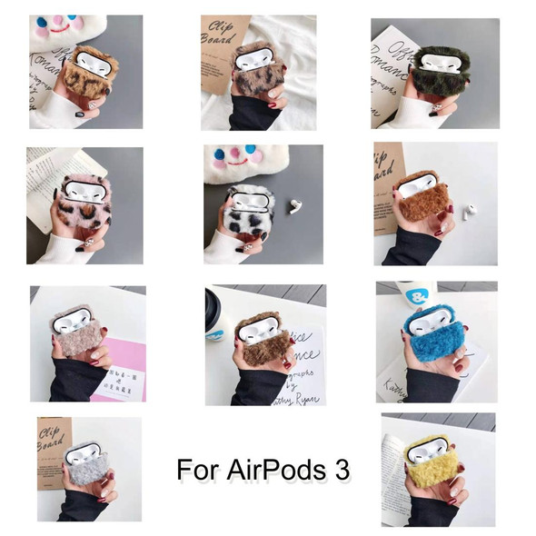 Apple AirPods Pro Plush Bluetooth Headphone Protective Case(Dark Brown)