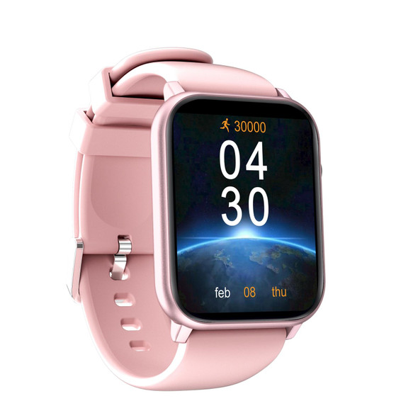 Q28 1.8 inch Color Screen Smart Watch,Support Heart Rate Monitoring / Blood Pressure Monitoring(Pink)