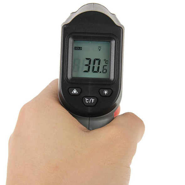 DT-8500 LCD Digital Infrared Thermometer, Temperature Range: -50-500 Celsius Degree(Grey)