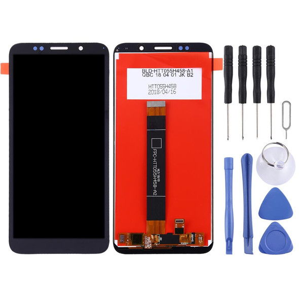 LCD Screen and Digitizer Full Assembly for Huawei Y5 Prime (2018)(Black)