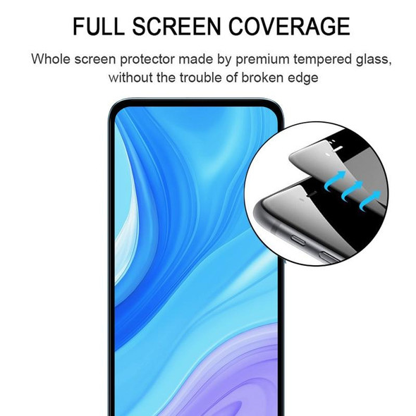 Huawei Enjoy 10s Full Glue Full Cover Screen Protector Tempered Glass Film