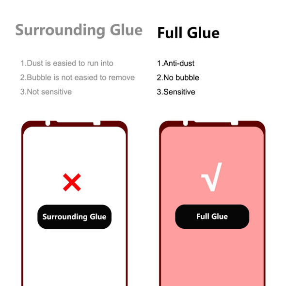 2 PCS - ZTE Nubia Red Magic 7 ENKAY 6D Full Glue Tempered Glass Full Film