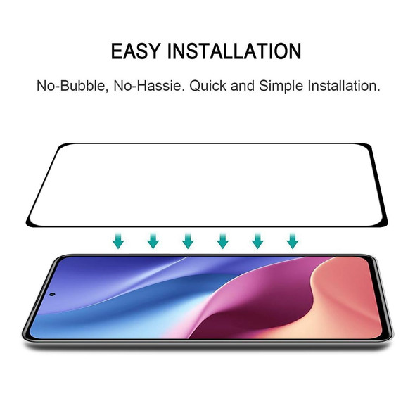 Xiaomi Redmi K40 Pro Full Glue Full Screen Tempered Glass Film