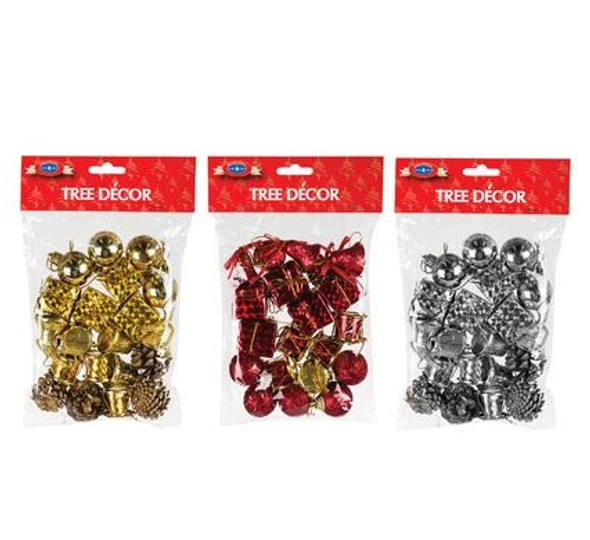 20-Piece Christmas Tree Decoration Set - Festive Holiday Decor